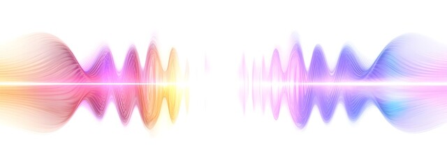 Poster - Captivating of Light Wave with Polarization Rotation on a Vibrant Gradient Background
