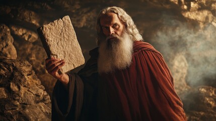 moses 40 commandments stone religion