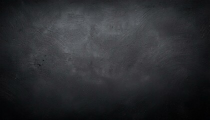 Wall Mural - Dark grey or black concrete wall textured background