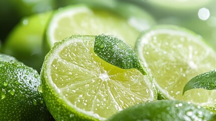 Limeade closeup: Refreshing, verdant, invigorating