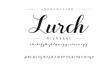 © Nadia - Timeless Elegant Fonts for Classic Wedding Programs