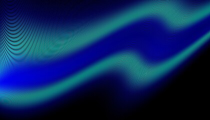 Poster - beautiful abstract wave technology black background with blue light digital effect corporate concept