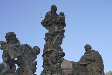 statue of st john the baptist