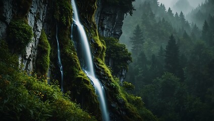 Canvas Print - Vertical nature wallpaper for phones.