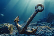 © Asrianto - The rusty anchor rests on the sandy beach, overlooking the vast ocean