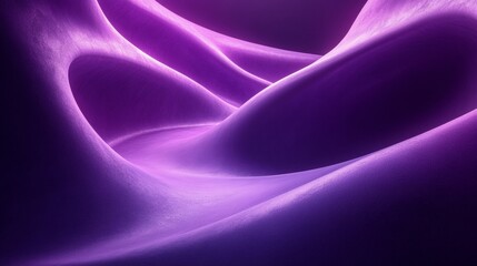 Wall Mural - A purple landscape with a purple hill