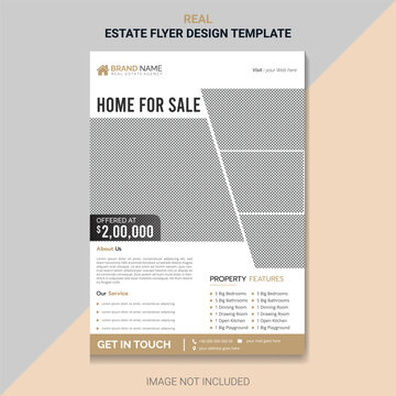 Real Estate Flyer Template Design