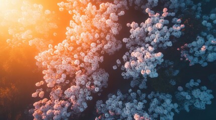 waves, algae, and rock. generative ai