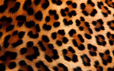 Abstract leopard skin pattern background. Animal fur print texture for wallpaper, banner, poster