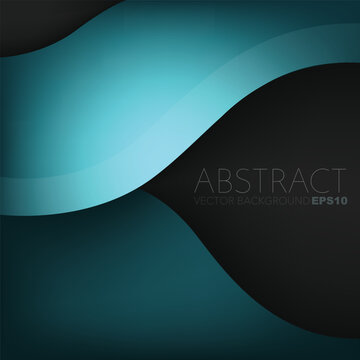 graphic vector curve line overlap background for text and message design