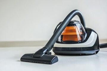 Vacuum cleaner on white background, essential household tool