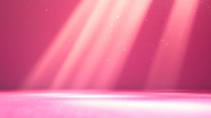 Sticker - Pink abstract background with shining lights.