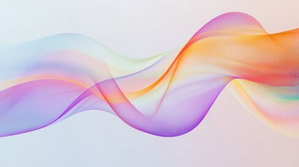 Canvas Print - Abstract Colorful Waves