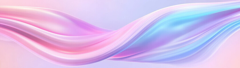 Wall Mural - A pink and blue wave with a purple background