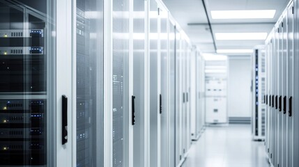 Canvas Print - Server Room Interior