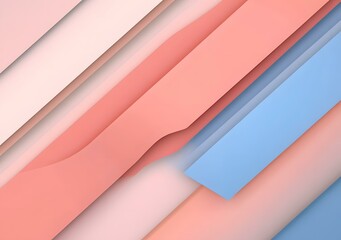 Abstract Pink Blue Geometric Background