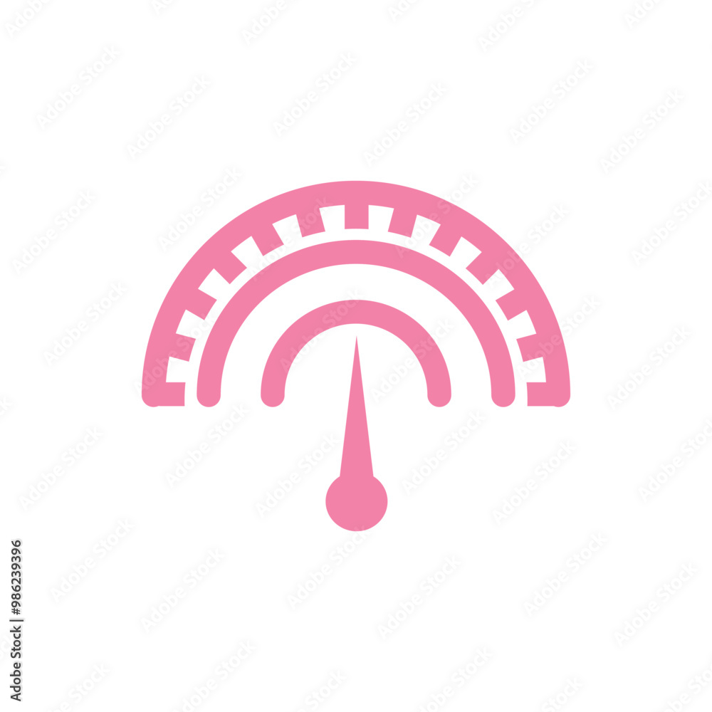Speedometer icon. Flat design style eps 10. Abstract illustration of ...