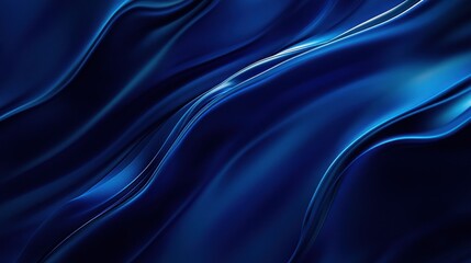 Poster - Abstract Blue Swirls