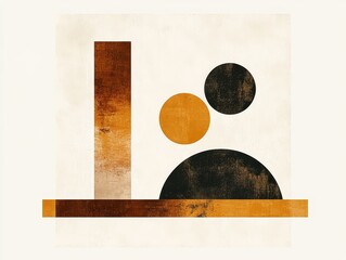 Poster - Abstract Minimalist Geo Poster Design