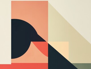 Poster - Modern Geometric Shapes in Sleek Design