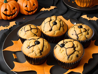 Halloween muffins,