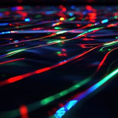 Poster - Abstract light streaks