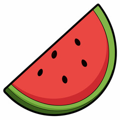 Wall Mural - watermelon vector illustration