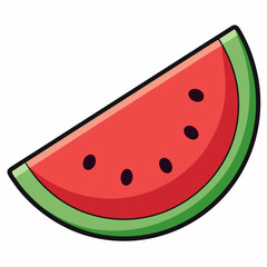 Wall Mural - watermelon vector illustration