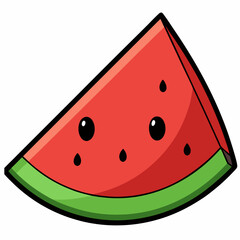 Wall Mural - watermelon vector illustration