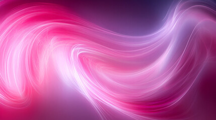Poster - A vibrant swirl of pink and purple light creating an abstract visual effect on a dark background