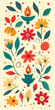 © Kafka - Diwali vertical background with candle and floral illustration