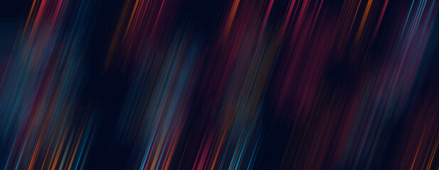 Abstract Diagonal Lines Background Blue Orange Red Dark