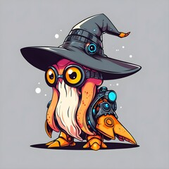 Wall Mural - Wizard Octopus