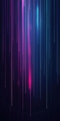 Wall Mural - Abstract neon lines