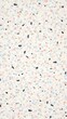 © GMeta - Colorful terrazzo wall texture with pastel pinks blues and deep blacks chips on white background