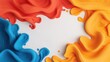 © Jayda_ArtistryHub - A vibrant advertisement using D liquid fonts that appear to drip and flow like paint, adding energy and movement