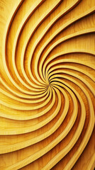 Canvas Print - Abstract wooden swirl pattern.