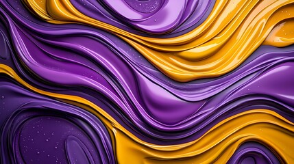 Poster - Psychedelic Fluid Patterns, A mesmerizing display of vibrant swirling colors creating intricate, dynamic designs that captivate the senses.