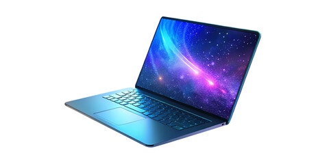 laptop computer isolated on white