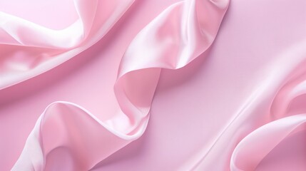 Poster - Pink Silk Fabric Background