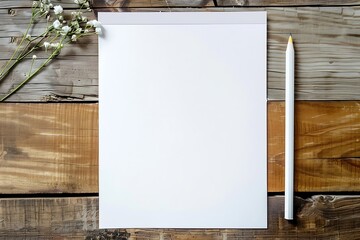 Wall Mural - blank book on white background book mockup