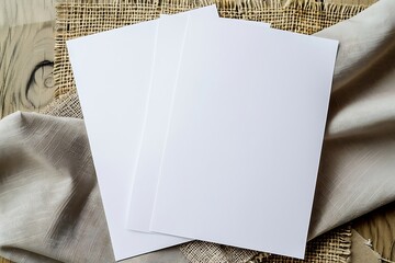 Wall Mural - blank book on white background book mockup