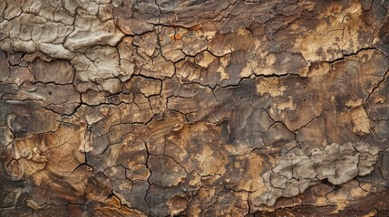 Sticker - Cracked Bark Texture