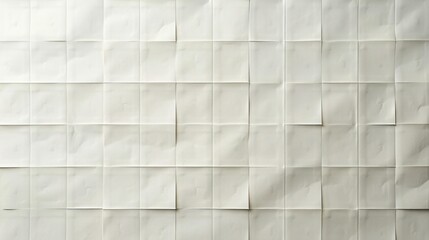 Canvas Print - White Paper Grid