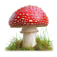 Canvas Print - Fly Agaric Isolated