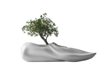 Poster - Modern eco-friendly design, sleek and sustainable, minimalist aesthetic ,Isolated on transparent background.