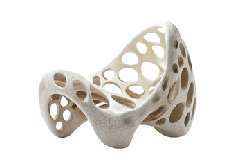 Poster - Innovative biomimicry in architecture, natural forms and materials, eco-conscious design,Isolated on transparent background.