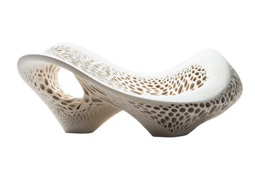 Poster - Innovative biomimicry in architecture, natural forms and materials, eco-conscious design,Isolated on transparent background.