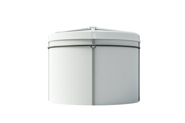 Aufkleber - Integrated rainwater harvesting tank, minimalist design, ecoconscious solution,Isolated on transparent background.
