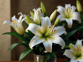 bouquet of lilies